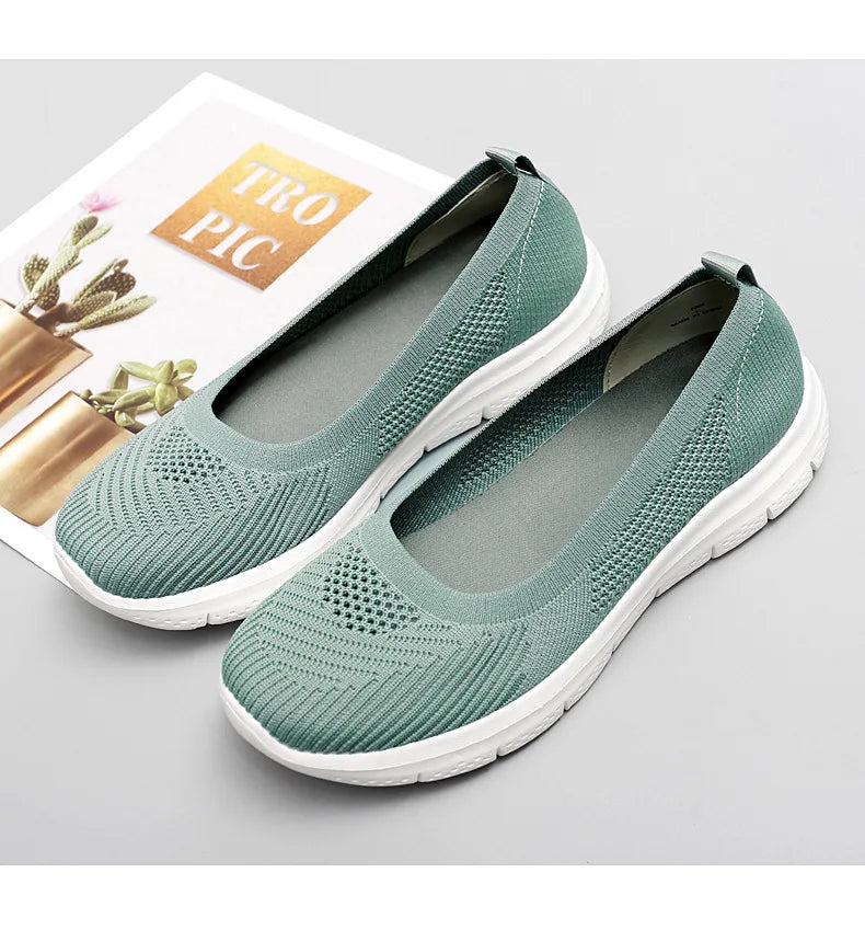 Sneakers Fashion2022 Women  Socks Shoes Casual White Sneakers Summer knitted Vulcanized Shoes Women Trainers Tenis Feminino