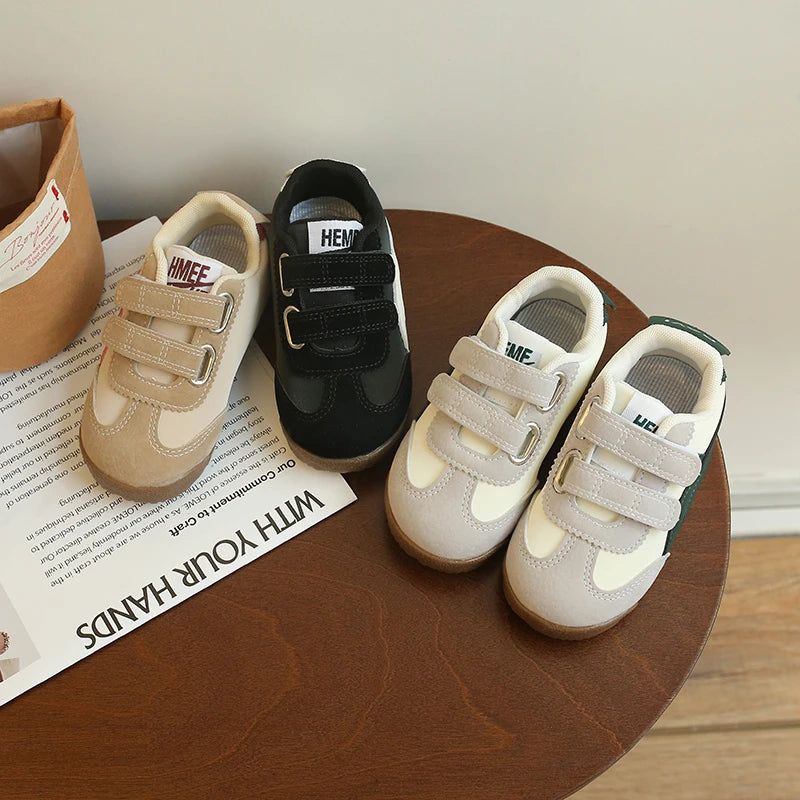 Kids Running Sneakers Shoes 2025 Autumn New Fashion Casual Walking Baby Boys Girls Breathable Soft Children Sport 22-31