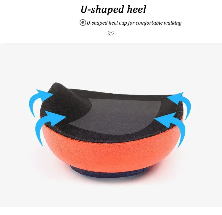 Sneakers Half Insoles for Feet Shock Absorption Elasticity Running Arch Support Orthopedic Heel Pad Plantar Fascitis Shoe Insert