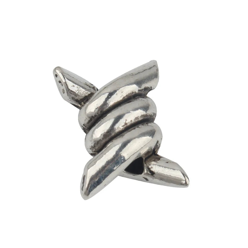 1pcs Diy Decorative Accessories For Sneakers Shoe Buckle Wire Thorn Knot Shoelace Buckle Pendant Charms