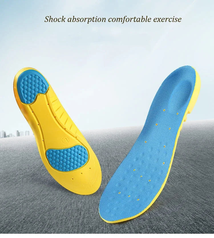 New Orthopedic Insole EVA Arch Support Pads Sport Sole for Sneakers Basketball Shoes Sweat Breathable Men's and Women's Insoles