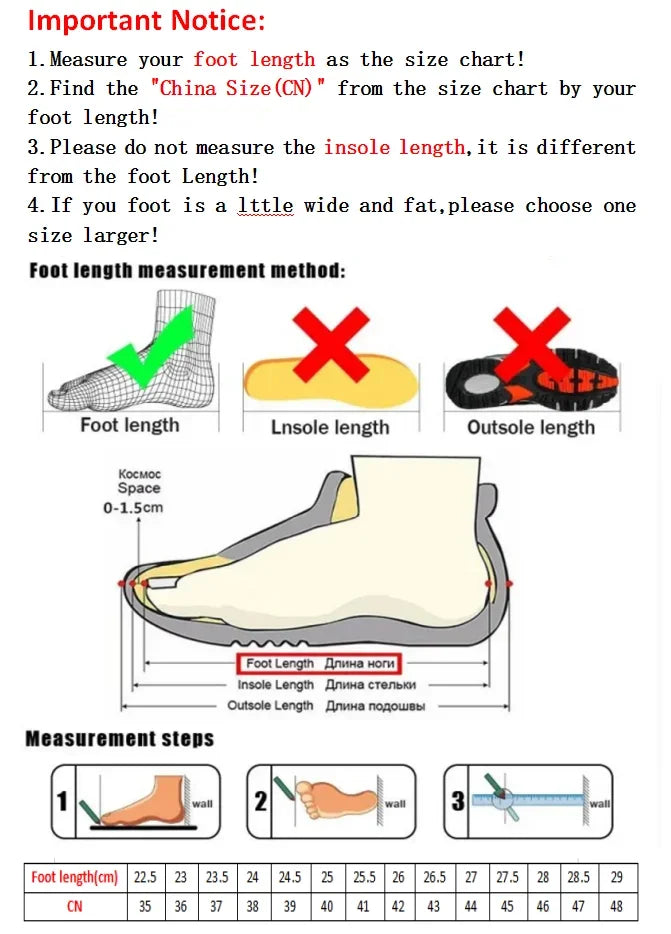 Men's Sneakers Comfortable Lightweight Soft Half Slipper Flat Running Shoes Outdoor Casual Sports Shoes Man Shoes Big Size 39-48
