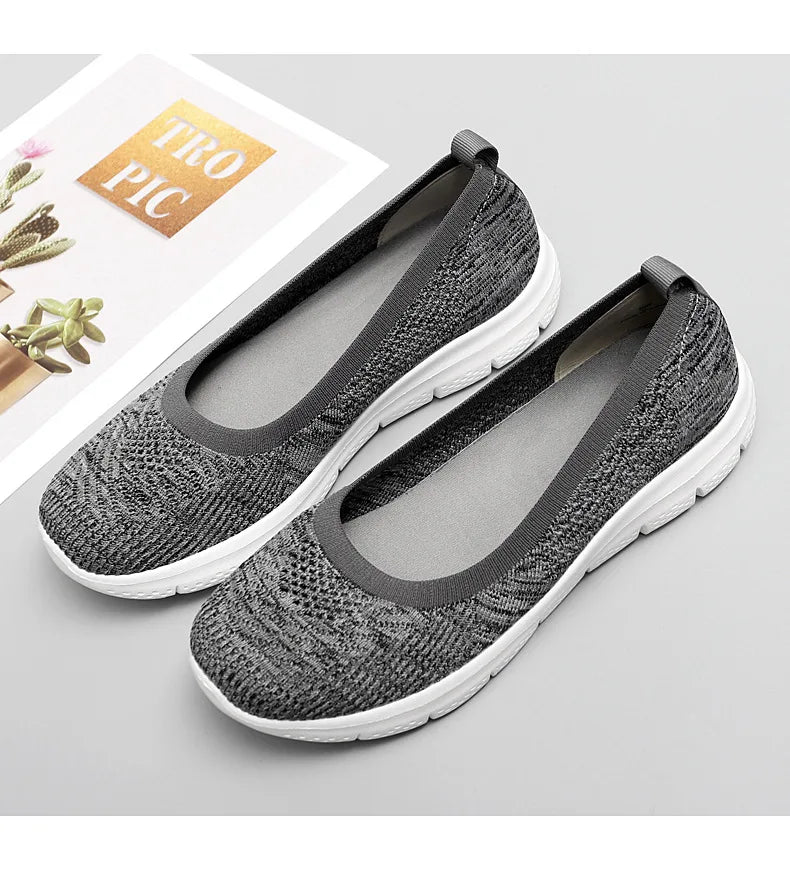 Sneakers Fashion2022 Women  Socks Shoes Casual White Sneakers Summer knitted Vulcanized Shoes Women Trainers Tenis Feminino