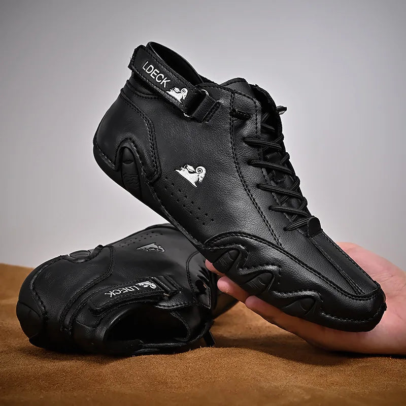 Men Sneakers 2022 New In Casual Shoes Male High Top Sneakers Winter Warm Designer Fashion Loafers Lace Up Shoes Men Ankle Boots