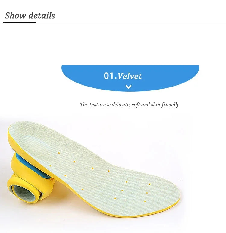 New Orthopedic Insole EVA Arch Support Pads Sport Sole for Sneakers Basketball Shoes Sweat Breathable Men's and Women's Insoles
