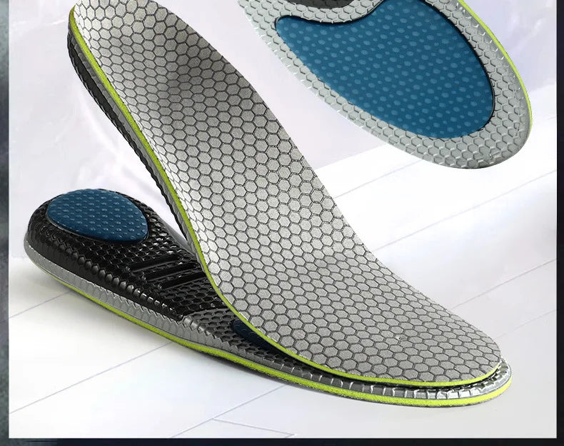 Sports Insoles For Shoes Men Women Arch Support Orthopedic Insoles Sweat Shock Absorbent Antibacterial Breathable Shoe Pad