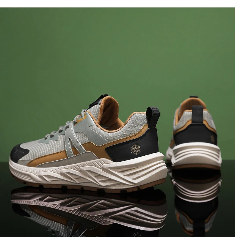 Casual Sneakers Men Low-top Breathable Sports Shoes for Men Fashion All-seasons Walking Shoes Trendy Trainers for Man 2025 New